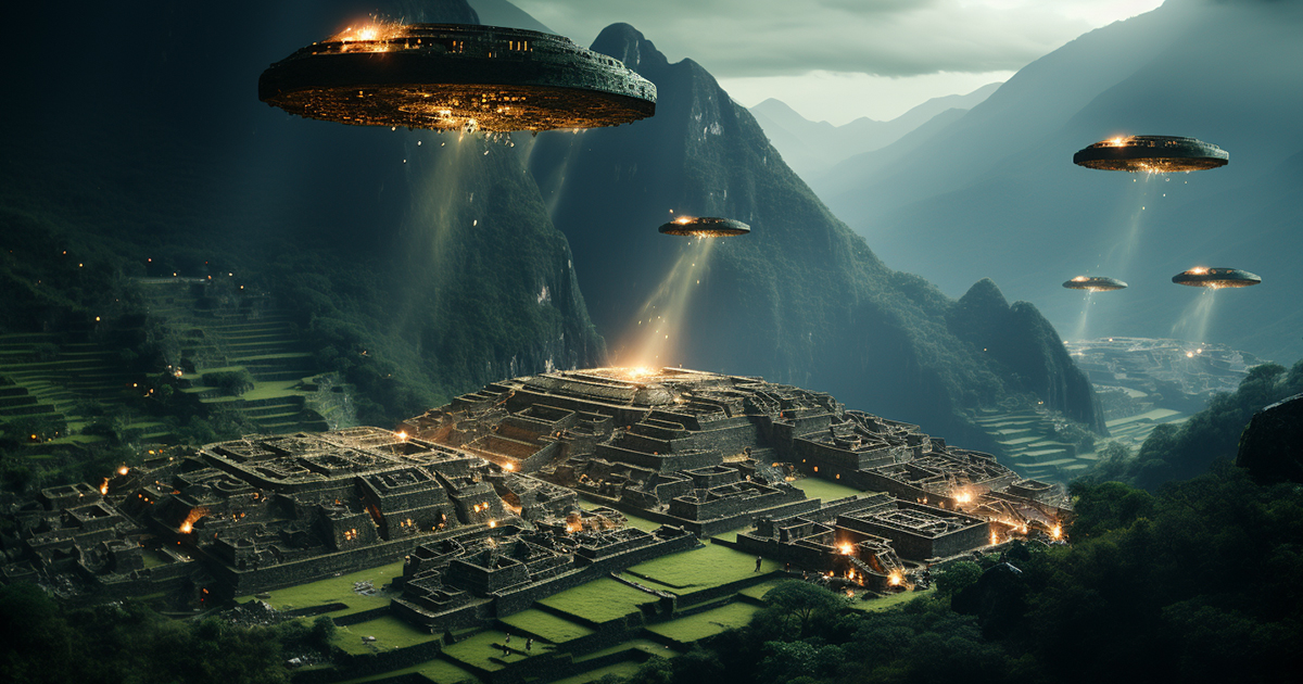 aliens Machu Picchu