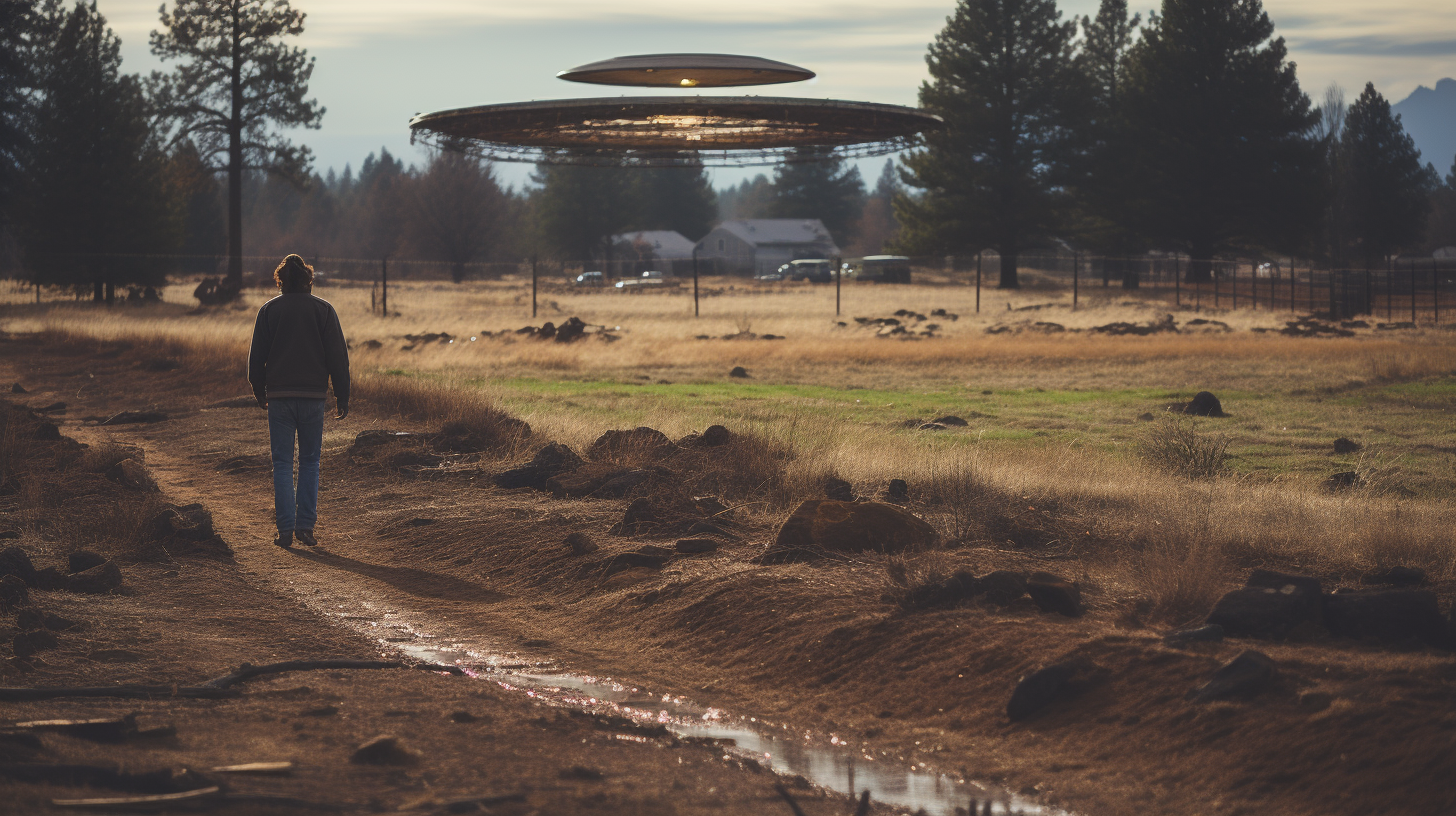 UFO at Skinwalker Ranch