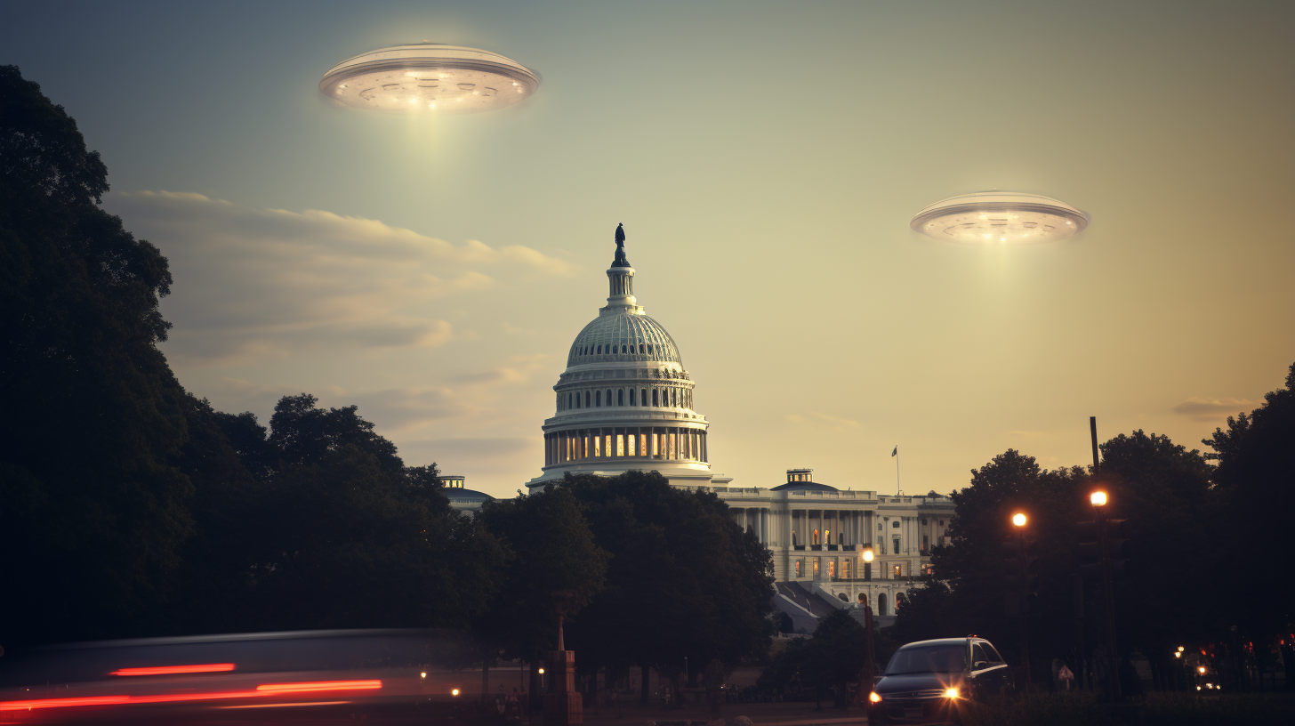 UFO over capitol