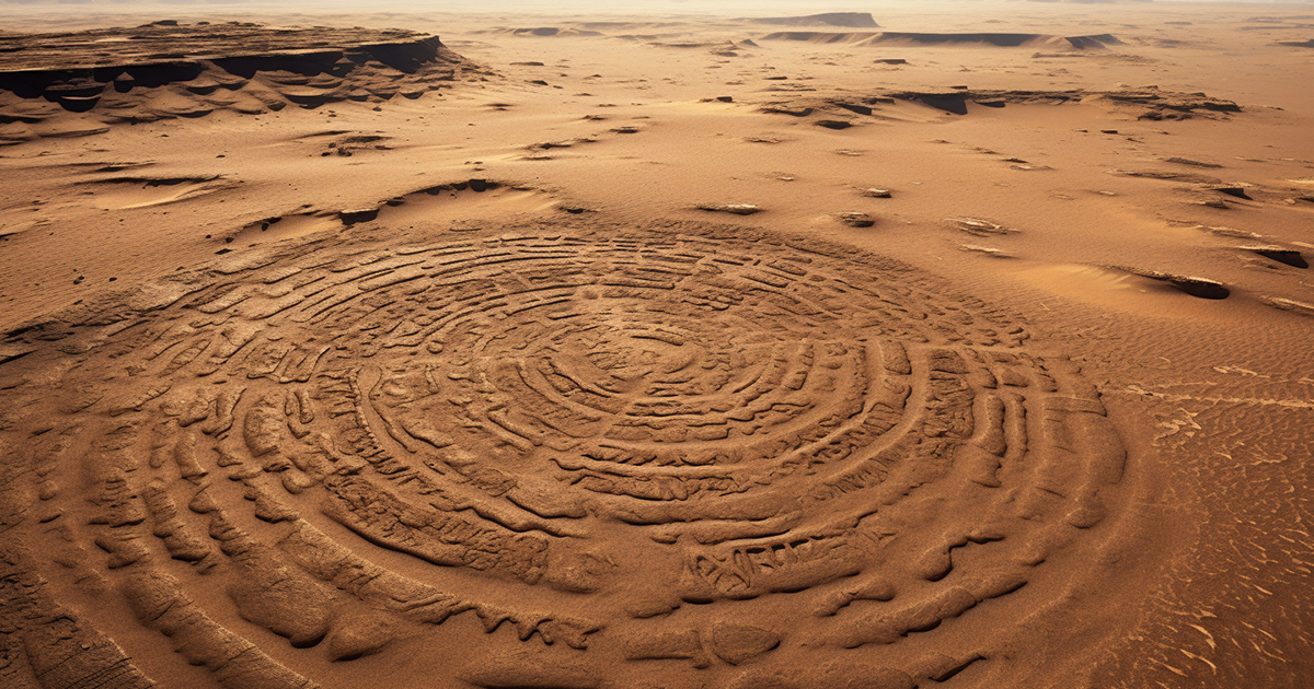 mars geoglyphs