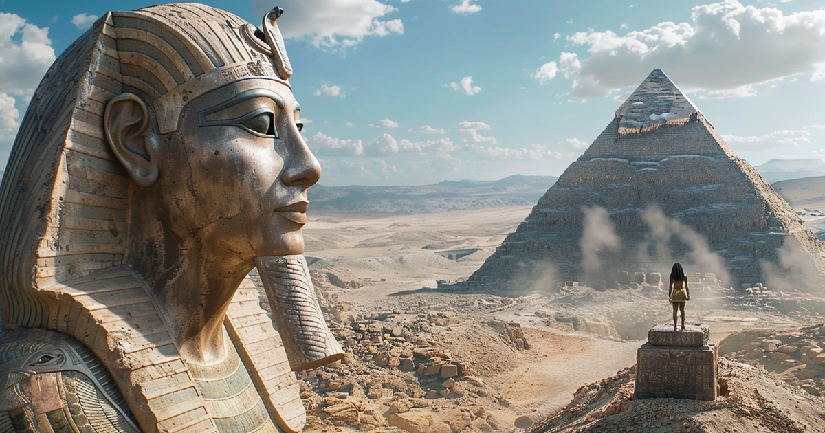 ancient egyptian colossal statues mystery