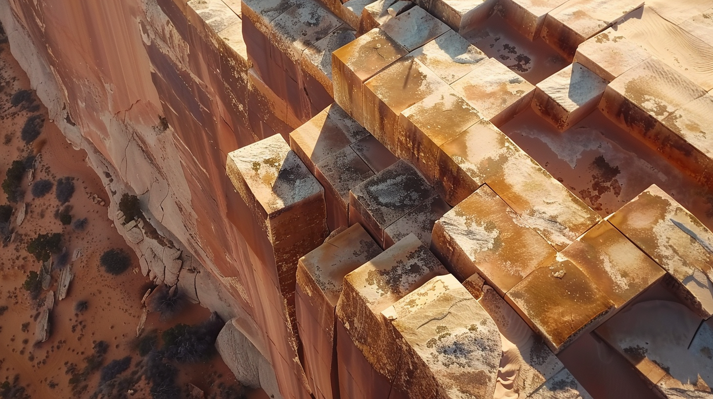 sandstone geometric marvels