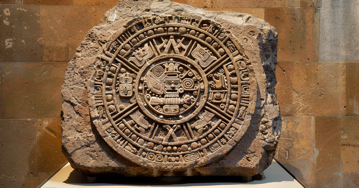 aztec calendar stone cosmic wisdom