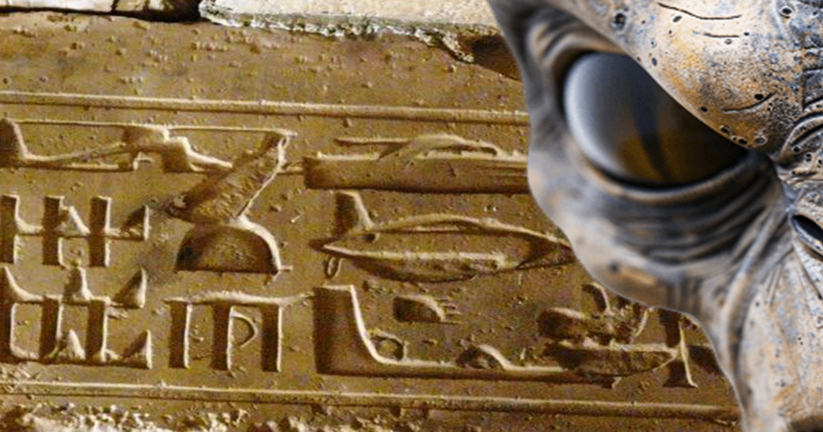 temple seti hieroglyphs ancient flight